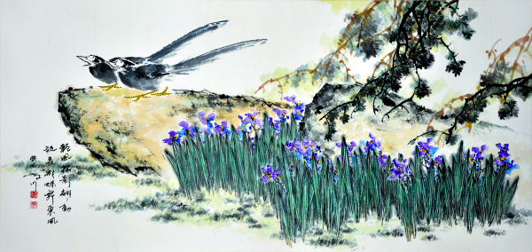 吳定川水墨畫(huà):峻爽清逸