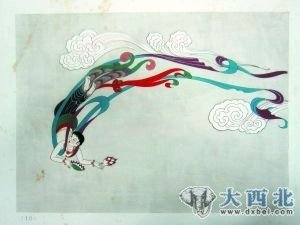 上世紀50年代榮寶齋木版水印《唐敦煌壁畫(huà)選》。