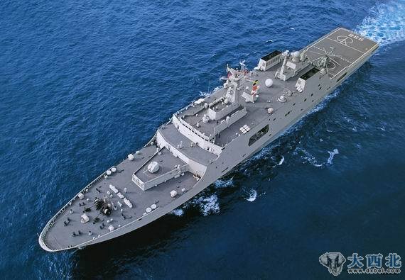 資料圖：中國海軍071型船塢登陸艦“井岡山”號。