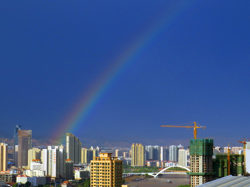蘭州雨后彩虹