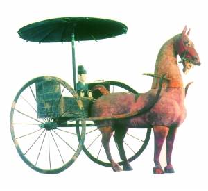 彩繪銅飾木軺車(chē)