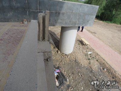 小西湖路邊存在安全隱患