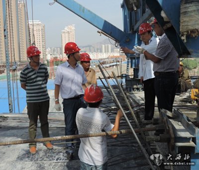 省安監突擊檢查雁白黃河大橋