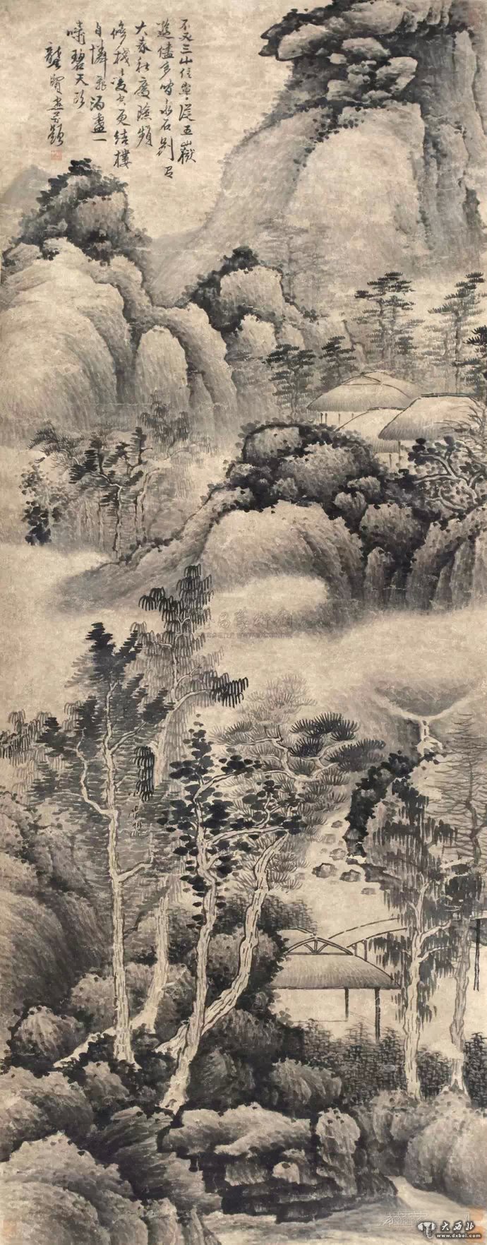 龔賢《云山圖》