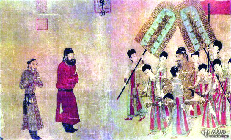 《步輦圖》