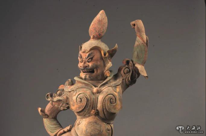甘肅館藏精品丨彩繪天王