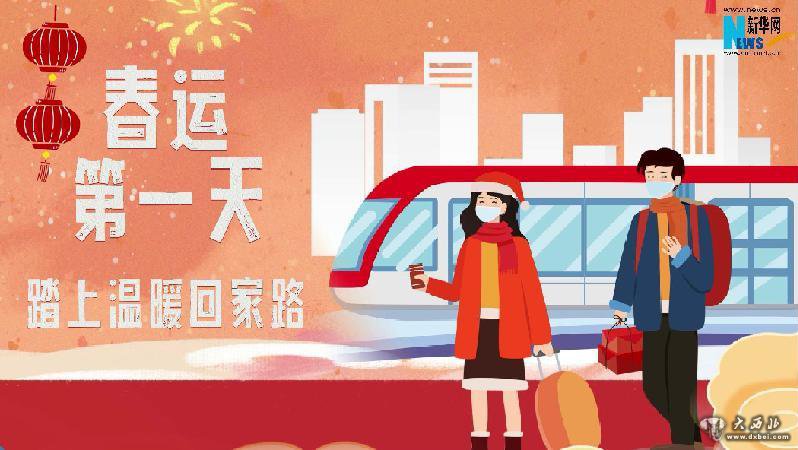 春運第一天 踏上溫暖回