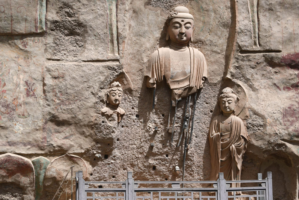 甘肅武山拉梢寺露天摩
