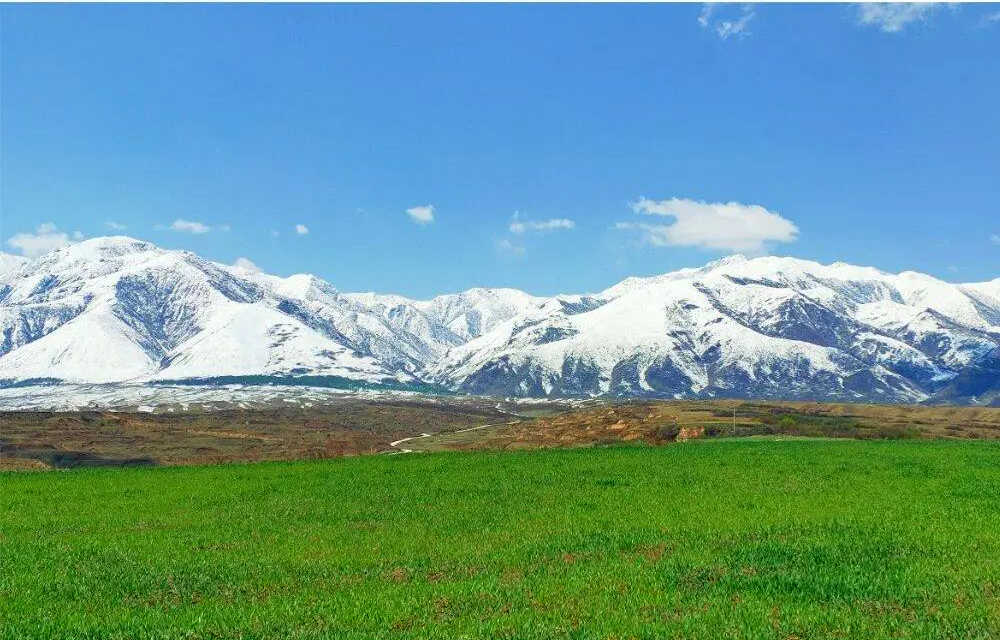 五月積石山風(fēng)景旖旎：
