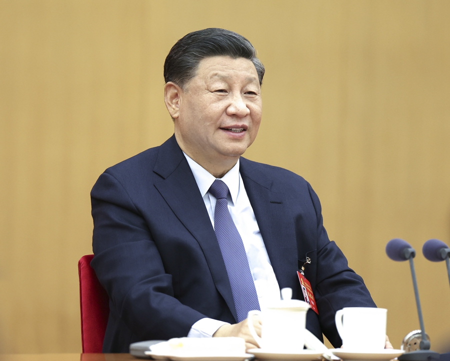 習近平在參加黨的二十